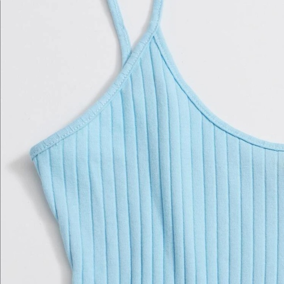 Split Hem Rib-Knit Bodycon Dress - Picture 5 of 7